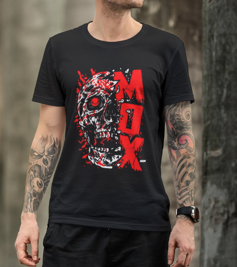 MOX Skull AEW Jon Moxley To The Bone T-Shirt