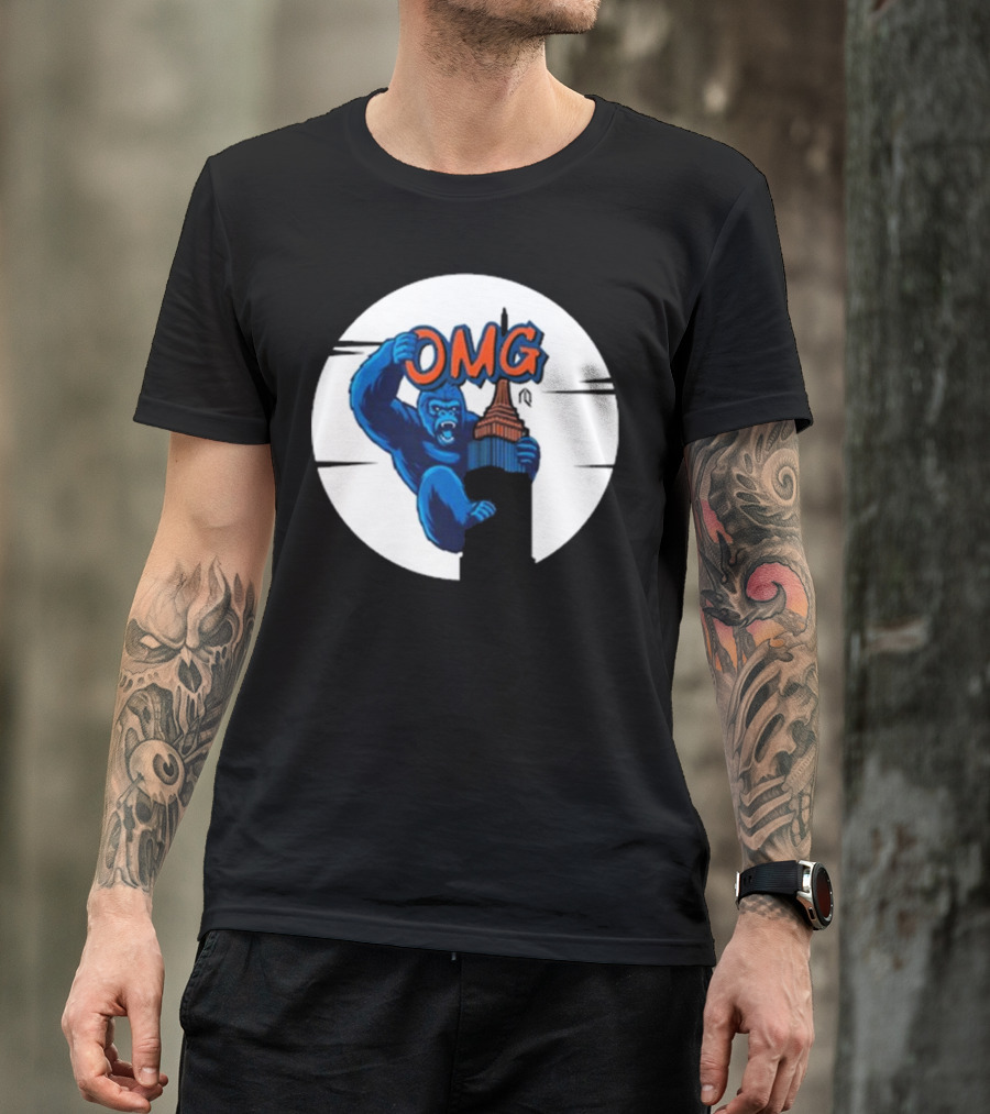 OMG King Kong Empire Tower Iconic Reference T-Shirt