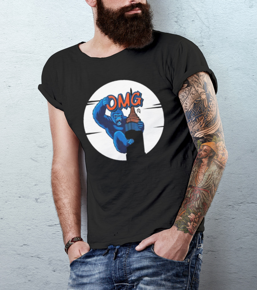 OMG King Kong Empire Tower Iconic Reference T-Shirt