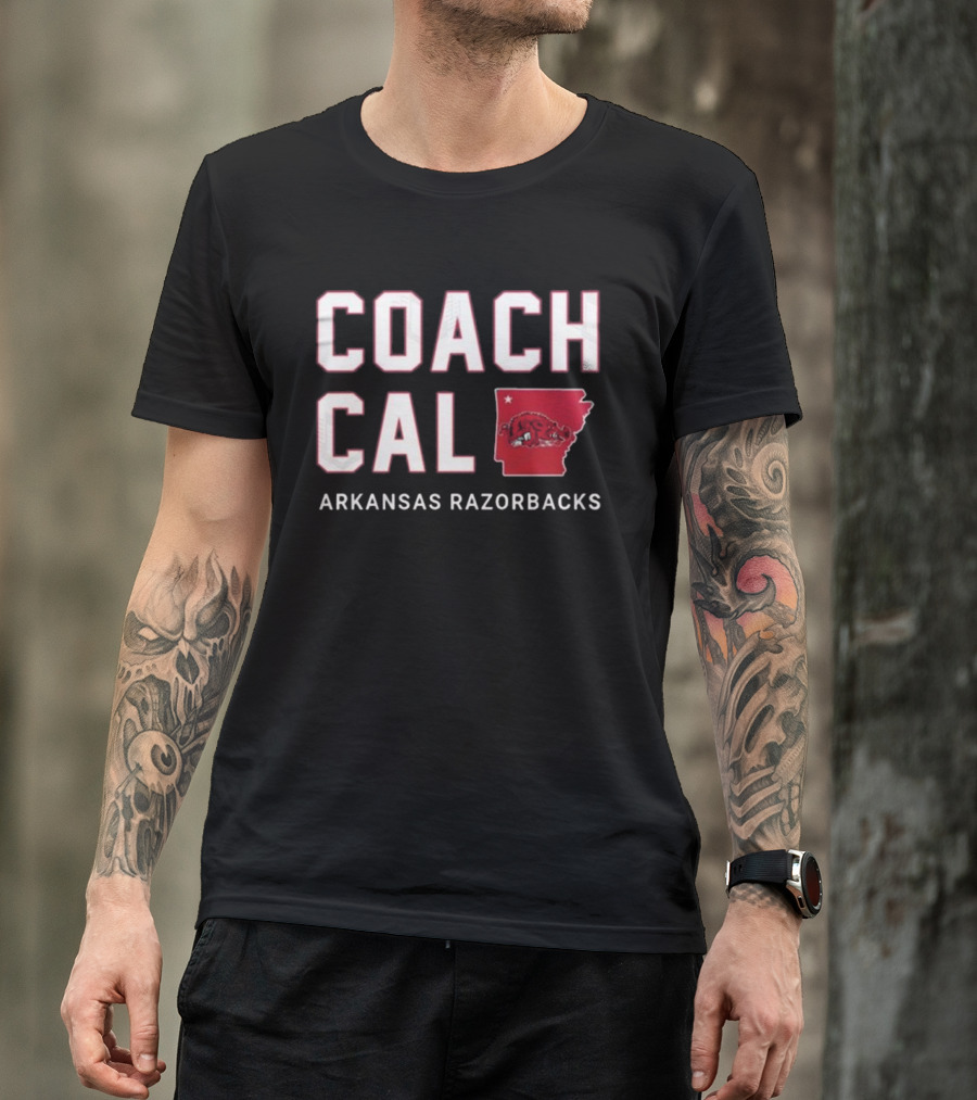 Coach Cal Arkansas Razorbacks Basketball T-Shirt