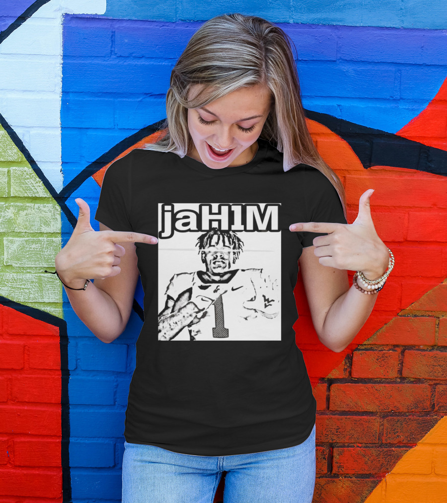 JaH1M Jahiem White West Virginia Mountaineers Football Player T-Shirt