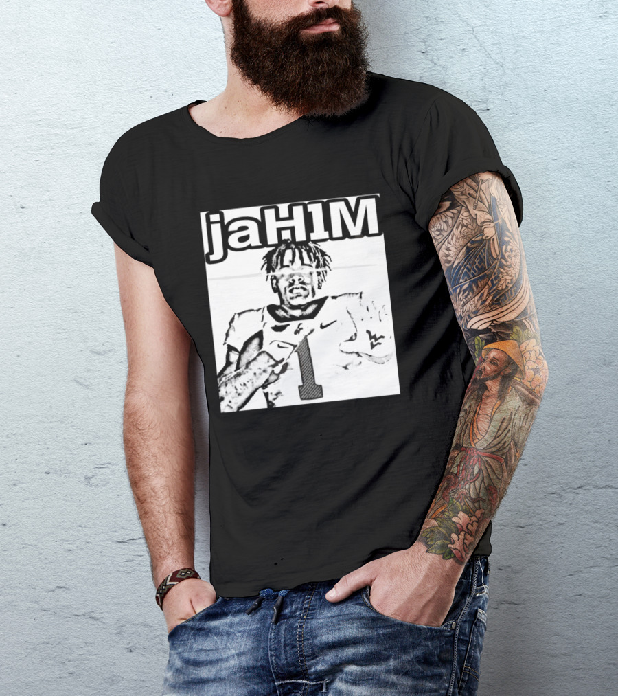 JaH1M Jahiem White West Virginia Mountaineers Football Player T-Shirt