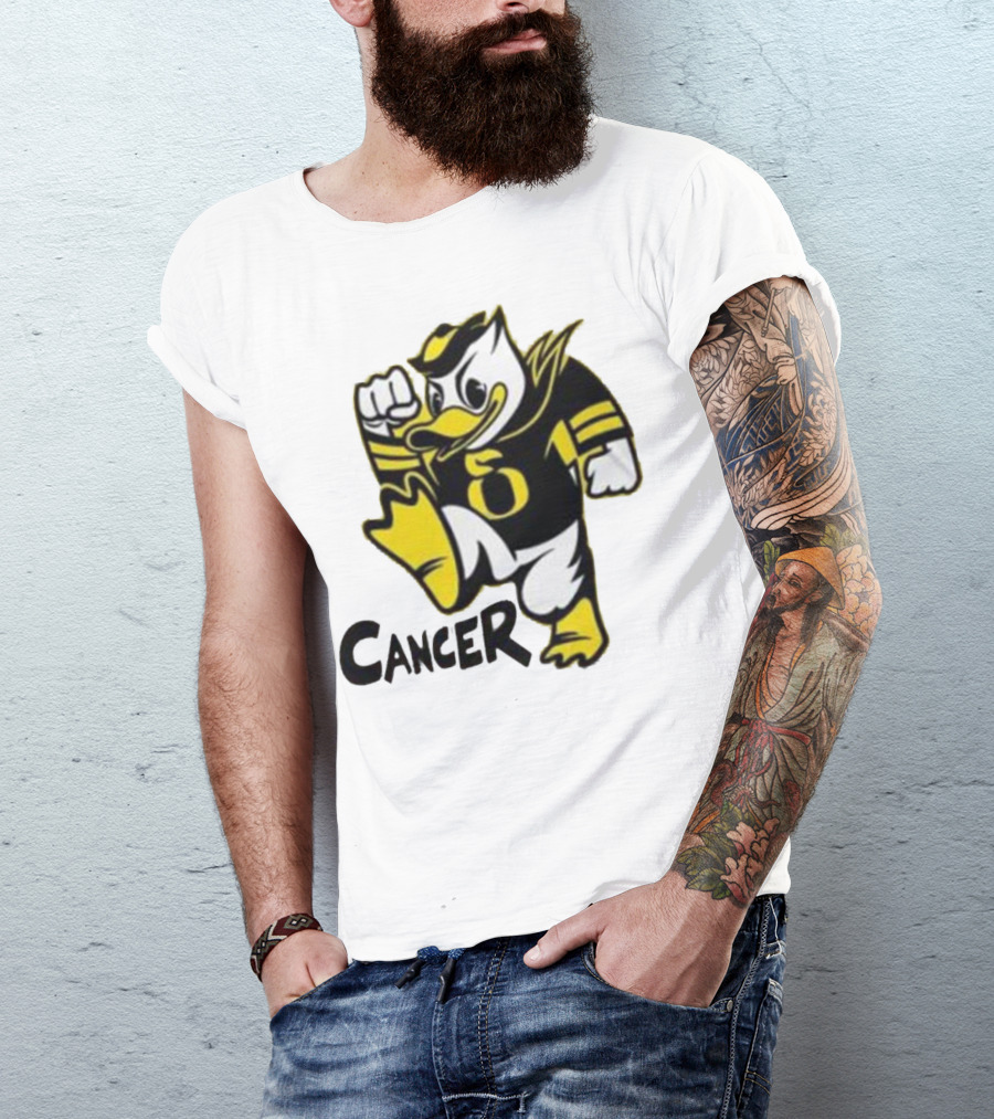 Oregon Ducks Fighting Cancer With Mascot T-Shirt