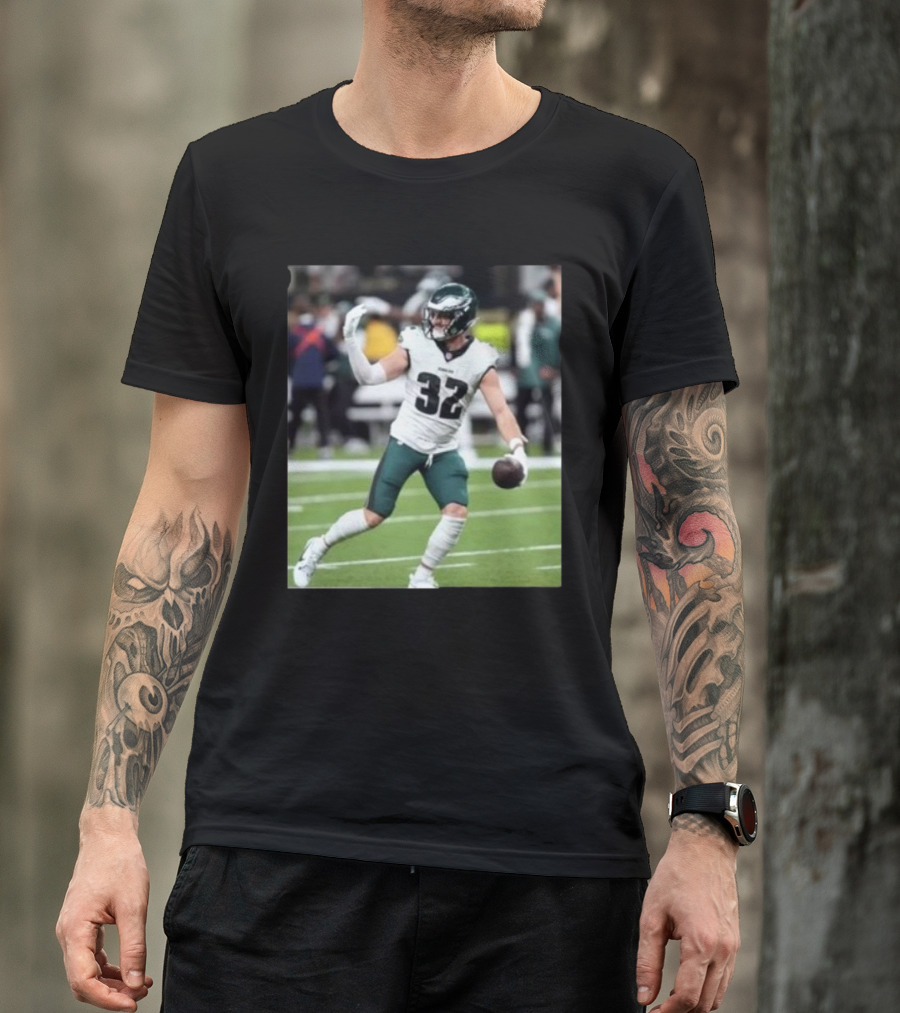 Nick Sirianni Wearing Reed Blankenship Philadelphia Eagles Football Jersey T-Shirt