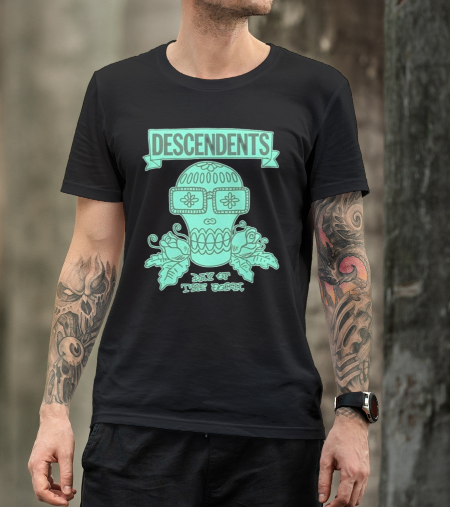 Descendents Day Of The Dork Skull And Roses T-Shirt