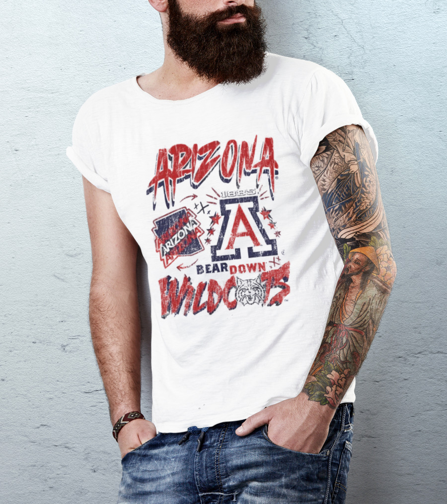 Arizona Wildcats 1885 Bear Down Wildcats T-Shirt