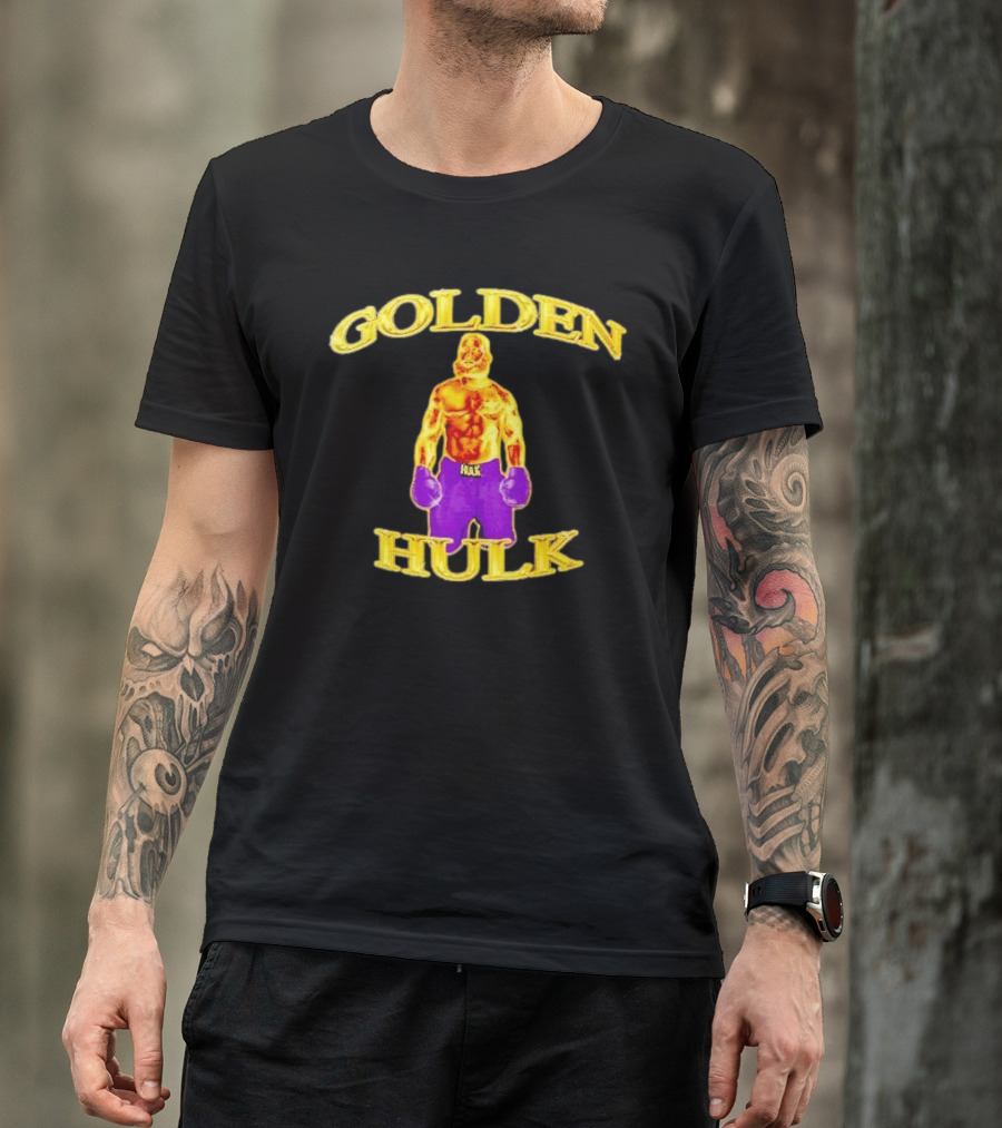 Golden Hulk Boxing Champion Ariel Perez T-Shirt