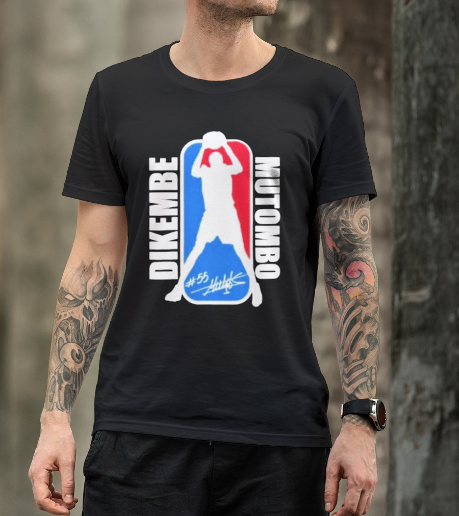 Dikembe Mutombo #55 Signature NBA T-Shirt