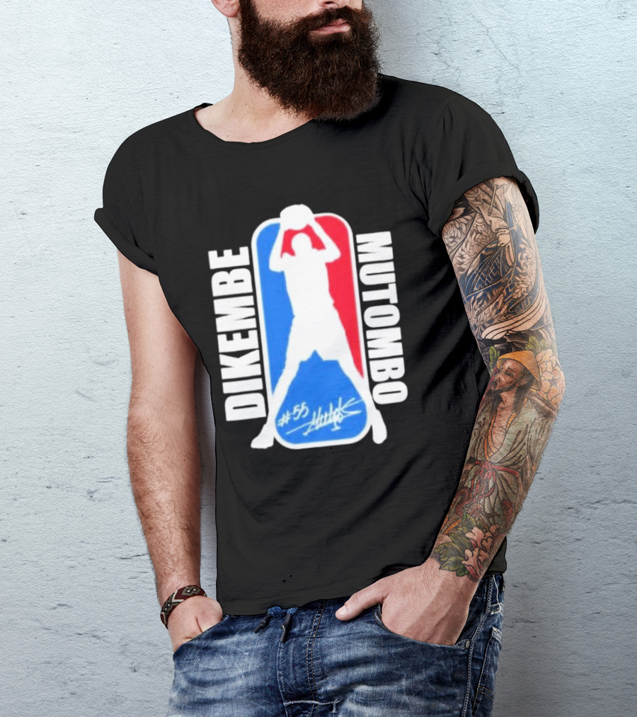 Dikembe Mutombo #55 Signature NBA T-Shirt