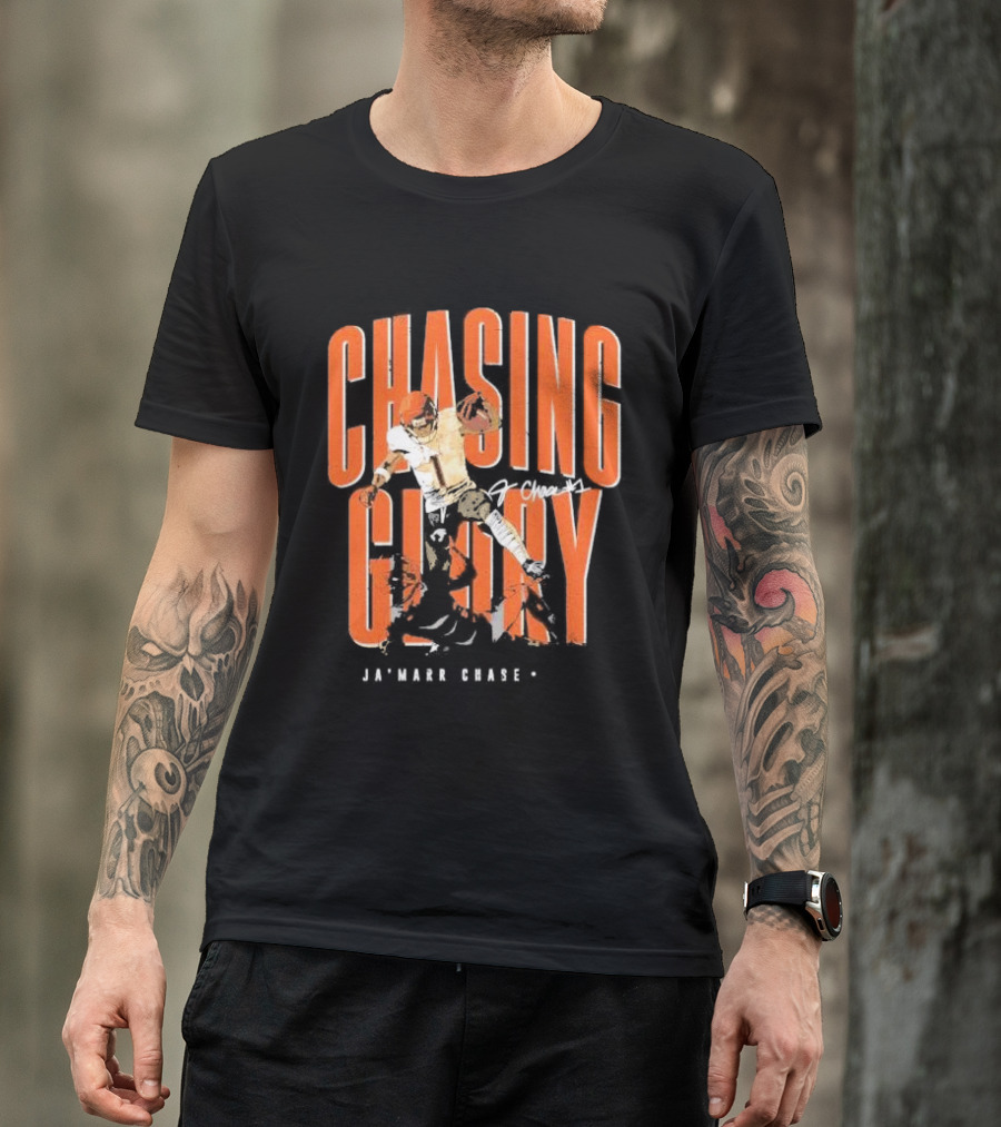 Chasing Glory Ja’Marr Chase Cincinnati Bengals Signature T-Shirt