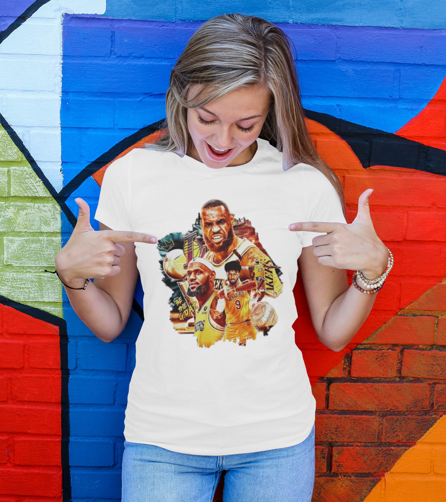 Lebron James Bronny James Lakers Be The Goat T-Shirt