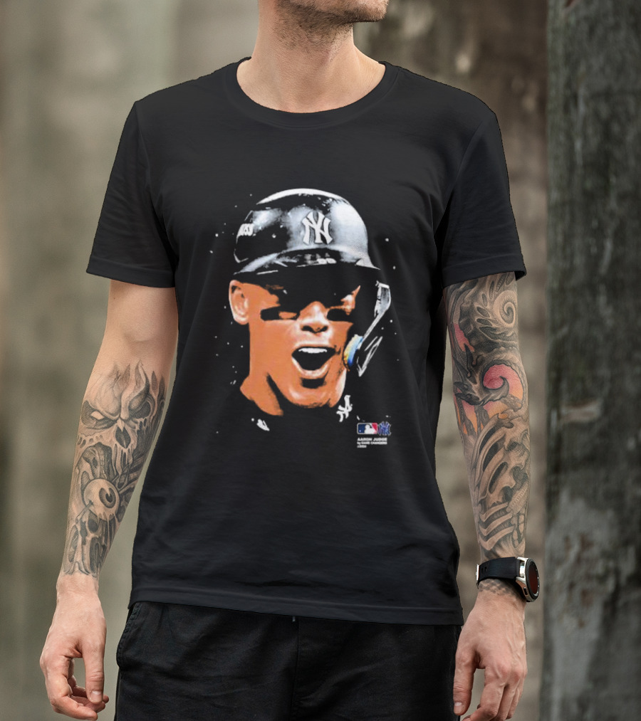 Aaron Judge New York Yankees MLB Big Face T-Shirt