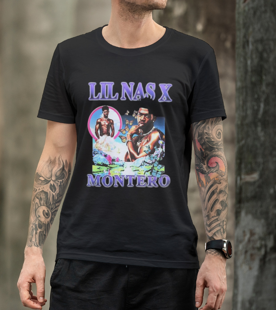 Lil Nas X Montero Butterflies Surreal T-Shirt
