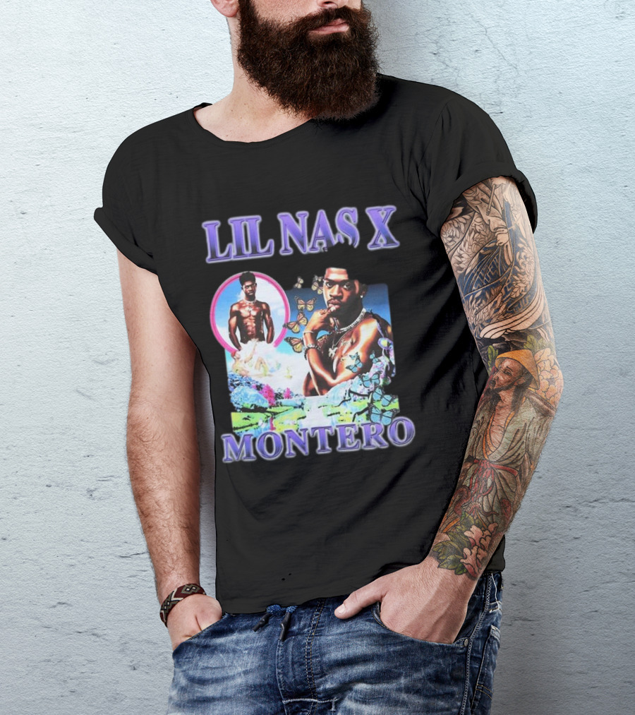 Lil Nas X Montero Butterflies Surreal T-Shirt