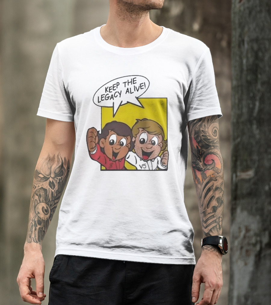 KEEP THE LEGACY ALIVE Boys Characters Speech Bubble T-Shirt