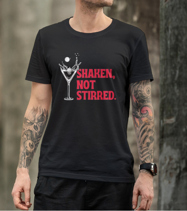 Rutgers Scarlet Knights Shaken Not Stirred Martini Basketball T-Shirt