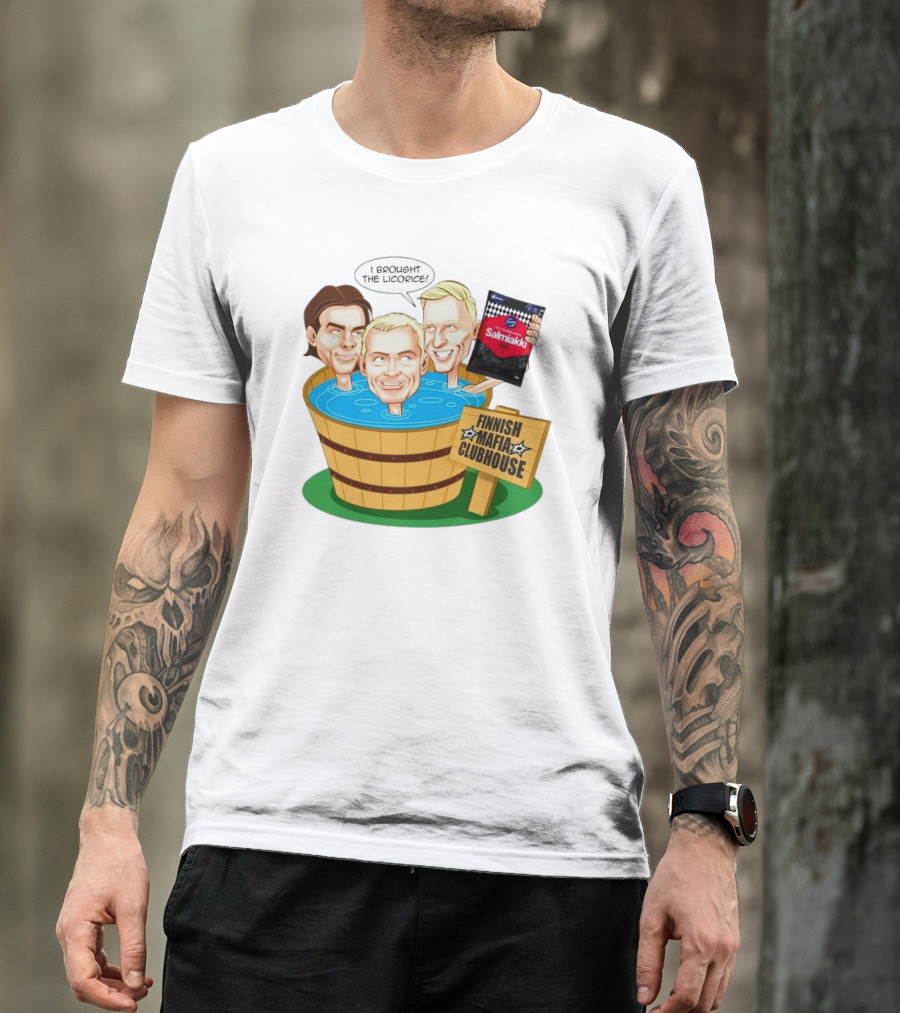 Dallas Stars Finnish Mafia Clubhouse I Brought The Licorice Salmiakki T-Shirt