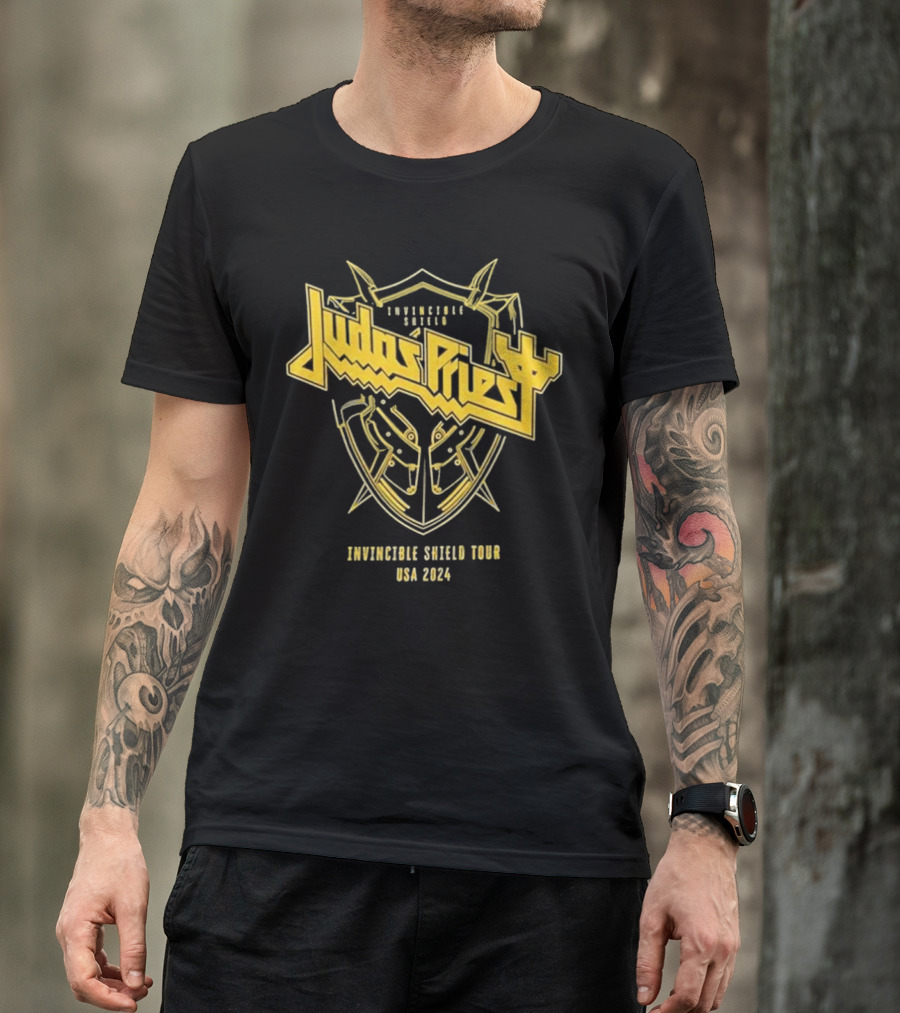 Judas Priest Invincible Shield Tour USA T-Shirt