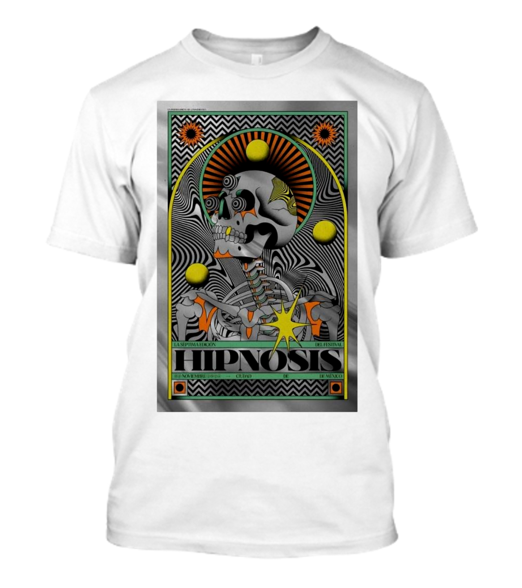 Hipnosis Festival 02 November 2024 Club Deportivo La Campana Mexico City Event T-Shirt
