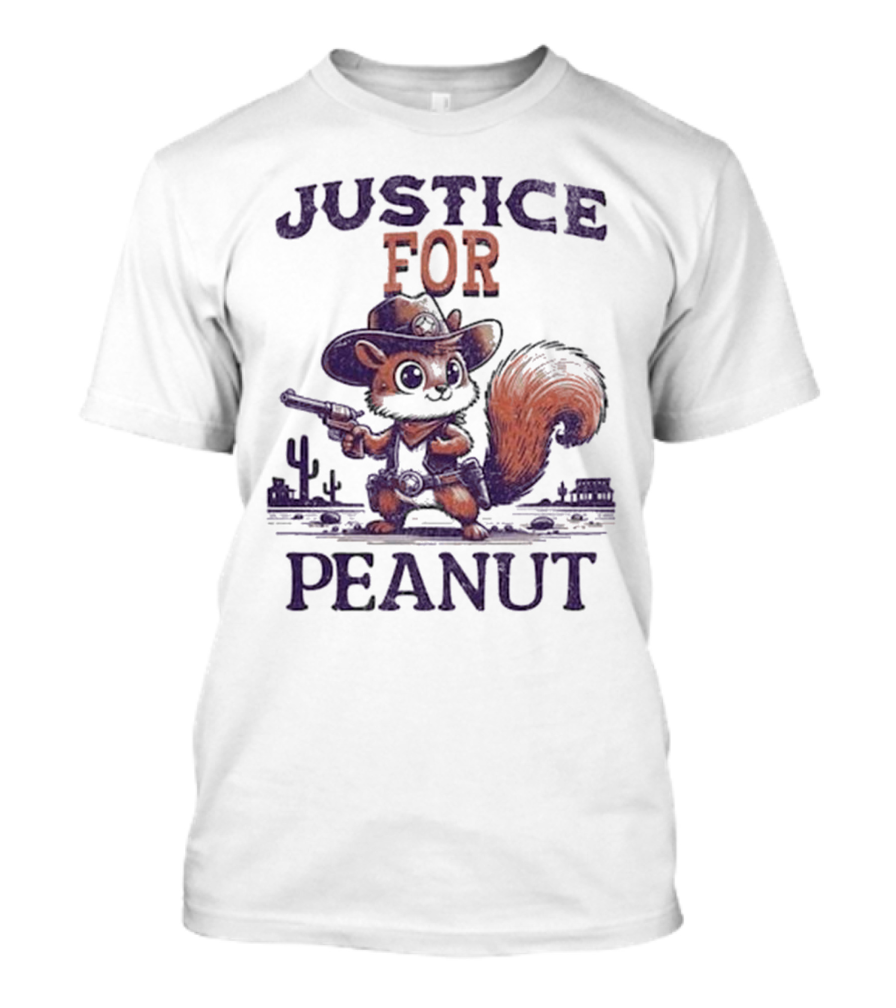 Justice For Peanut The Squirrel Cowboy T-Shirt