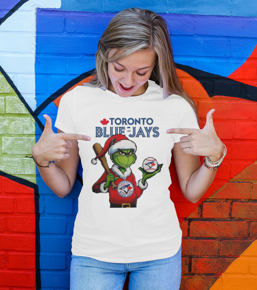 Toronto Blue Jays The Grinch Grinchmas Christmas T-Shirt