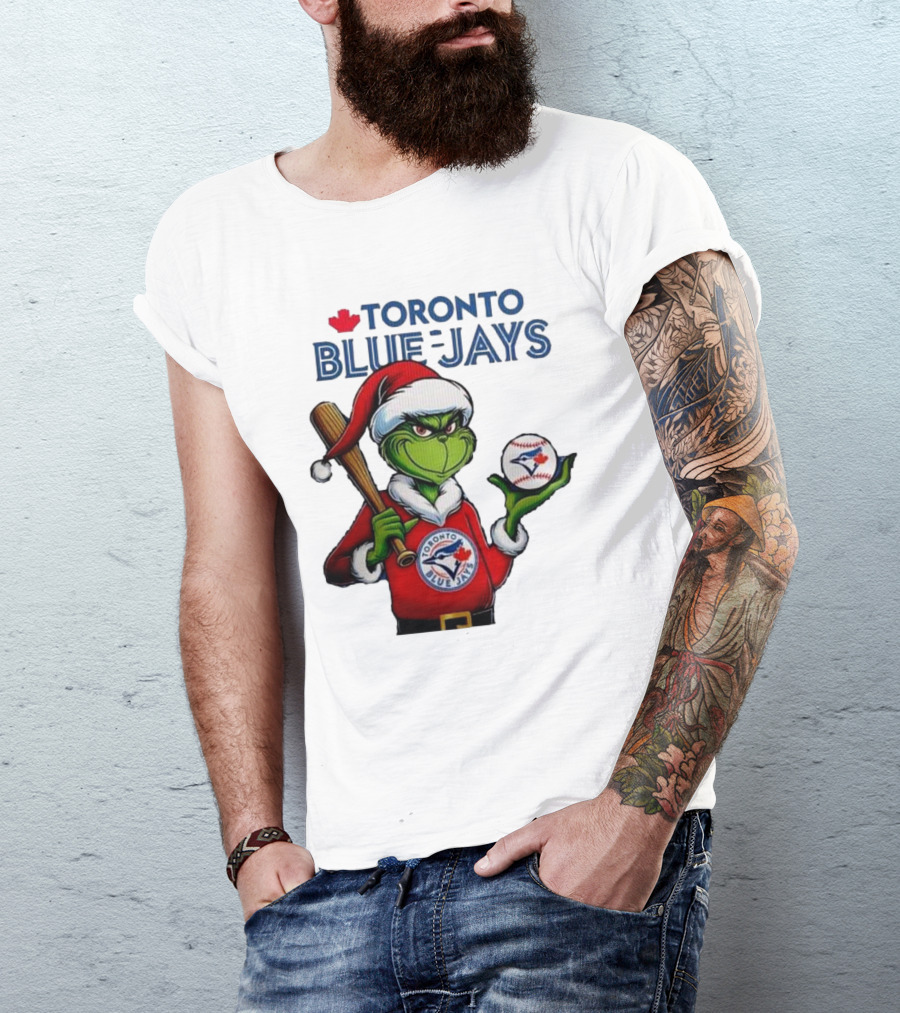 Toronto Blue Jays The Grinch Grinchmas Christmas T-Shirt