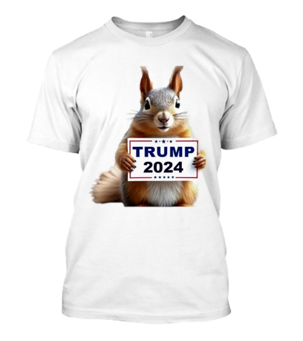 Trump 2024 Squirrel With Sign T-Shirt