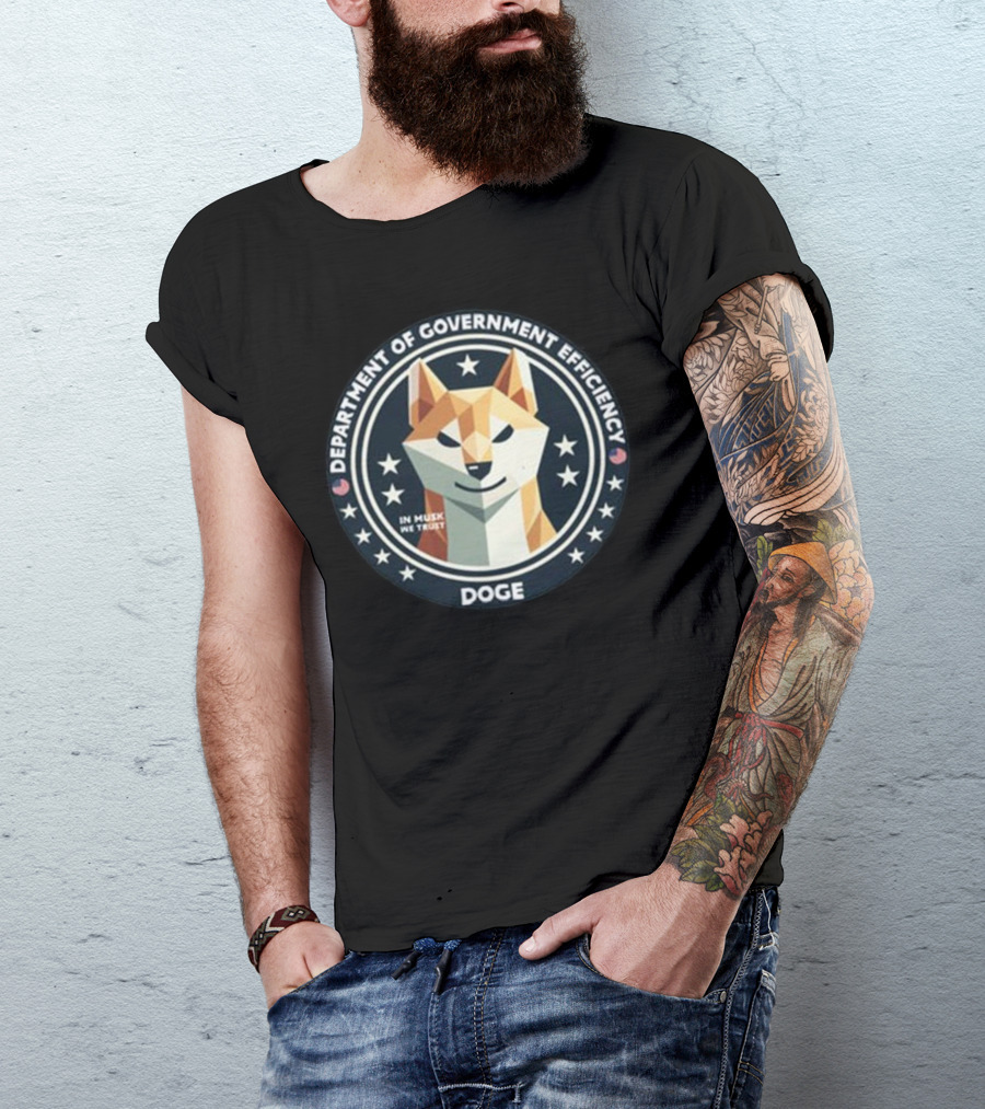 D.O.G.E. Field Agent 2024 Department Of Government Efficiency In Musk We Trust T-Shirt