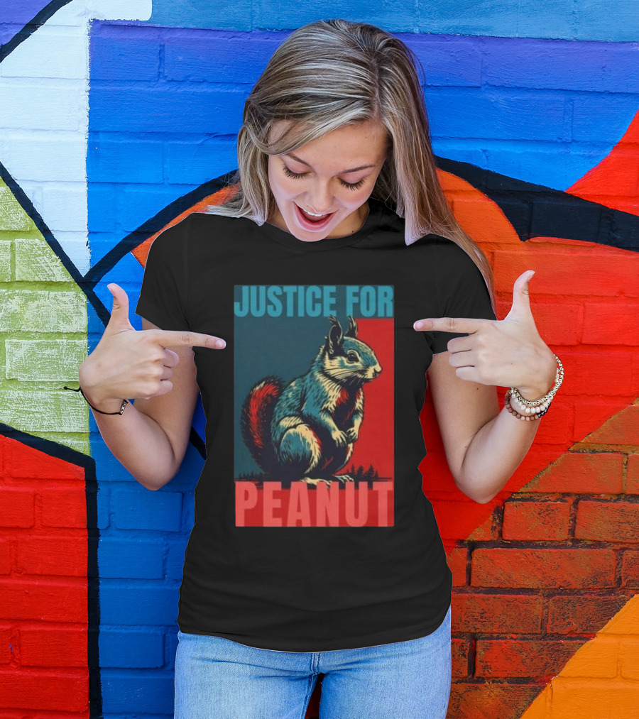 Justice For Peanut 2024 Squirrel T-Shirt