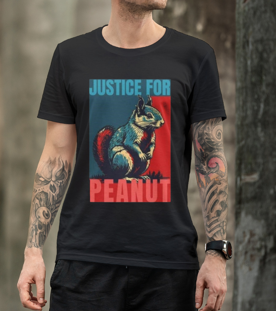 Justice For Peanut 2024 Squirrel T-Shirt