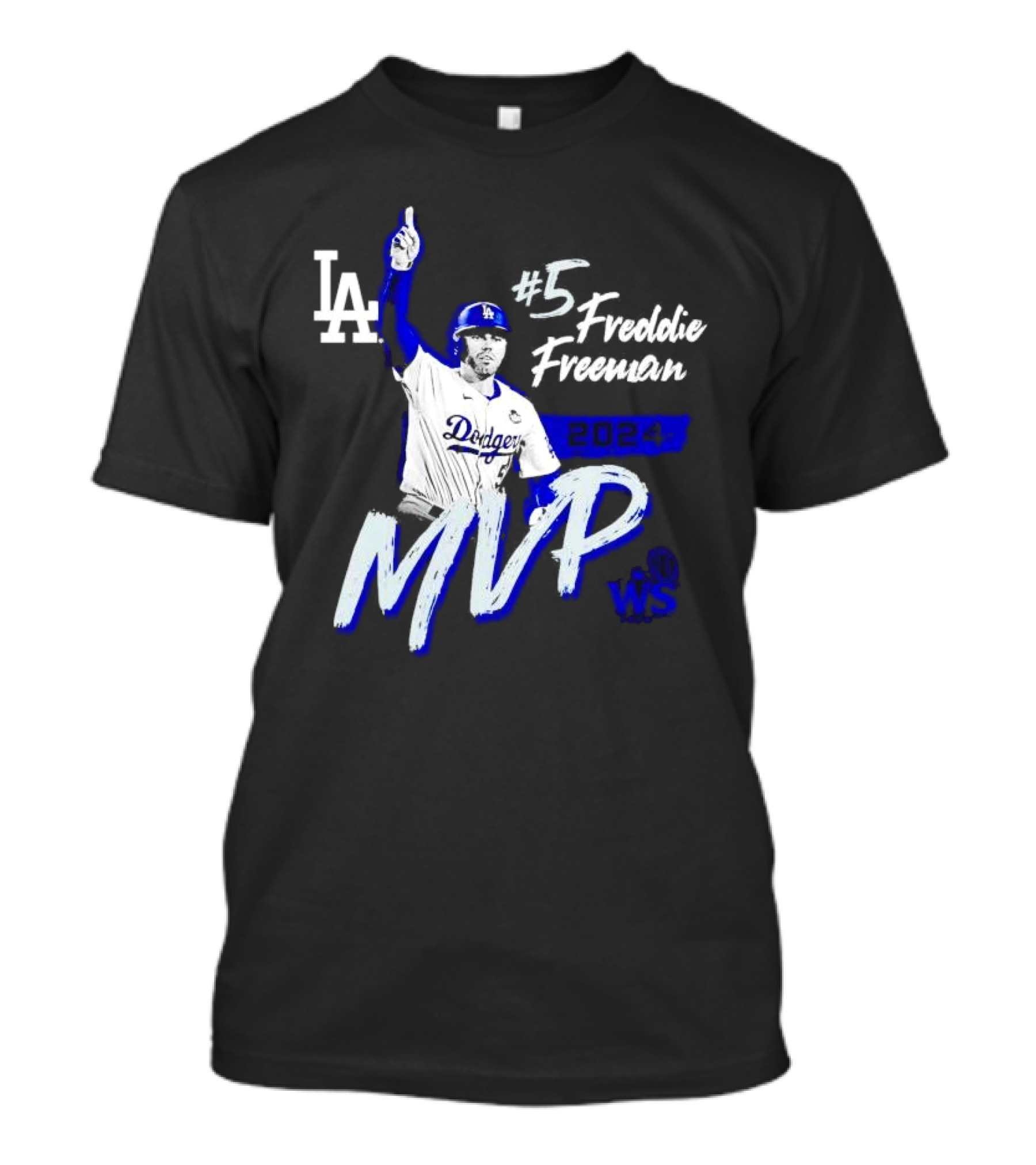 LA Dodgers #5 Freddie Freeman 2024 WS MVP T-Shirt