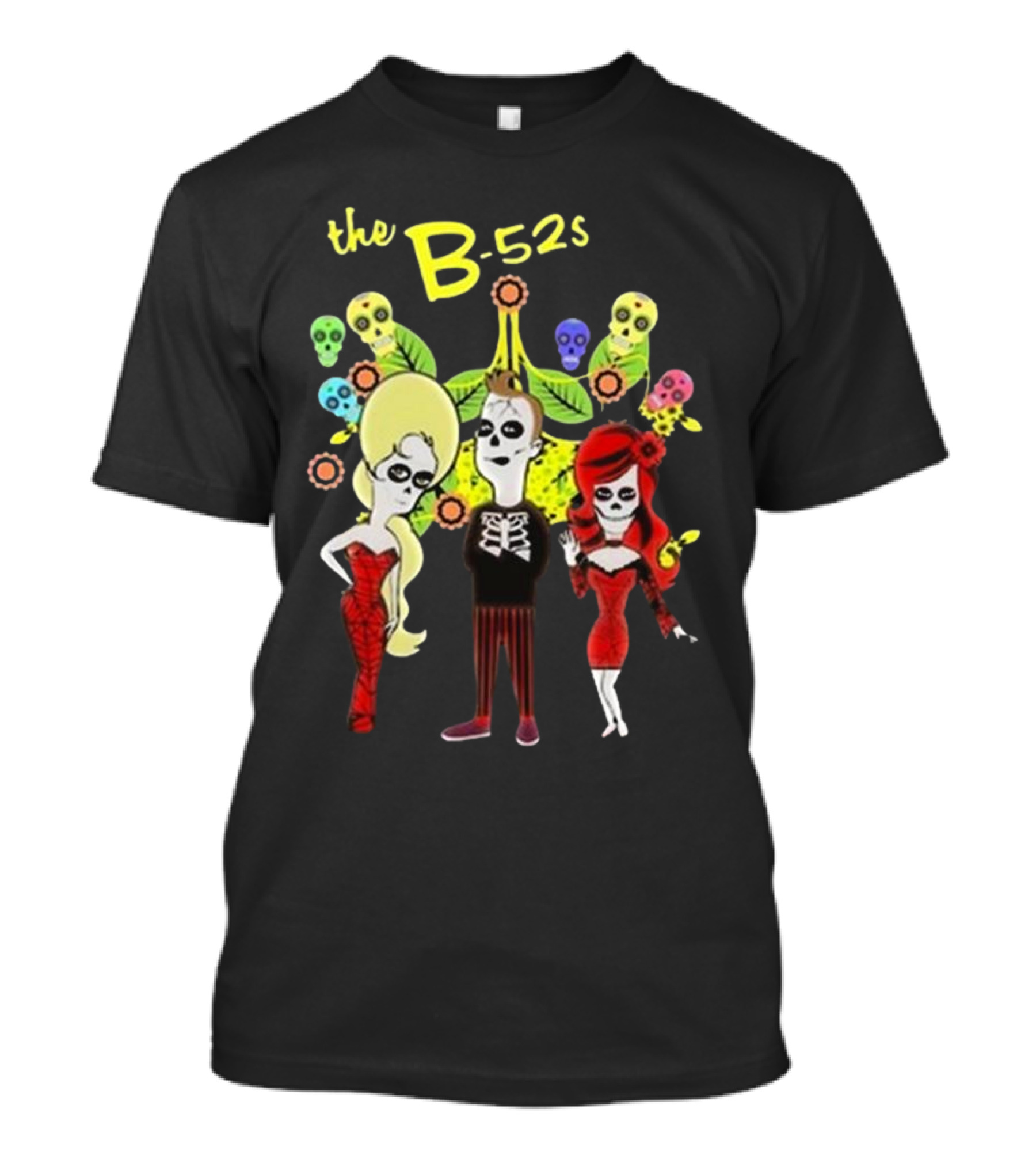 The B-52s November 2 2024 Chicago IL Tour Dia De Los Muertos T-Shirt