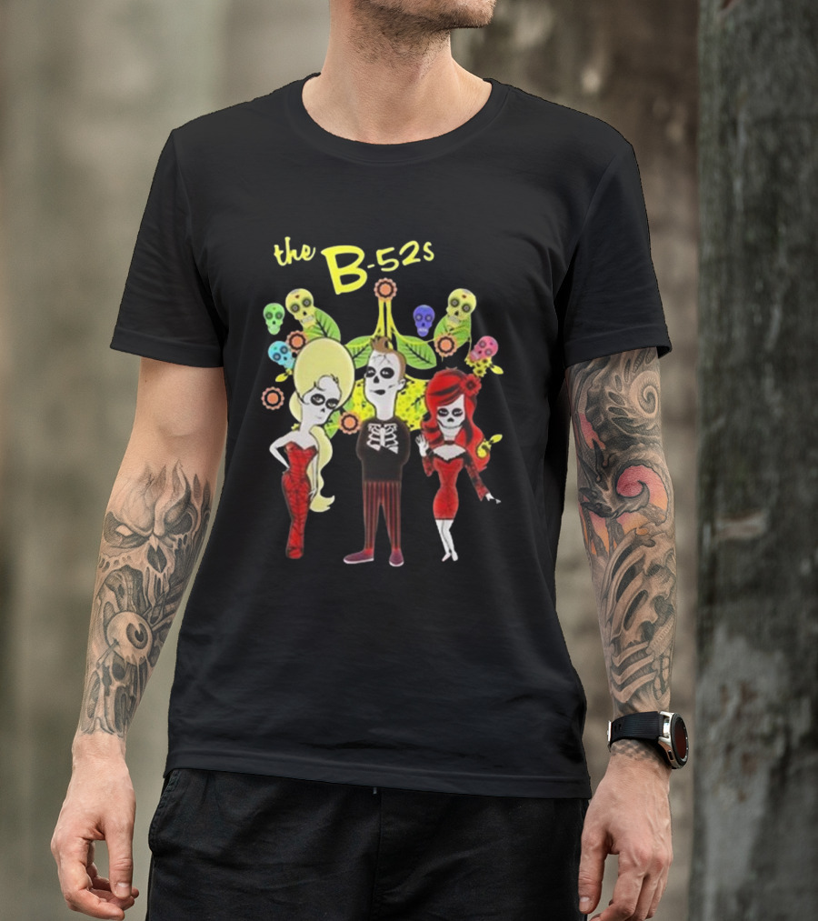 The B-52s November 2 2024 Chicago IL Tour Dia De Los Muertos T-Shirt