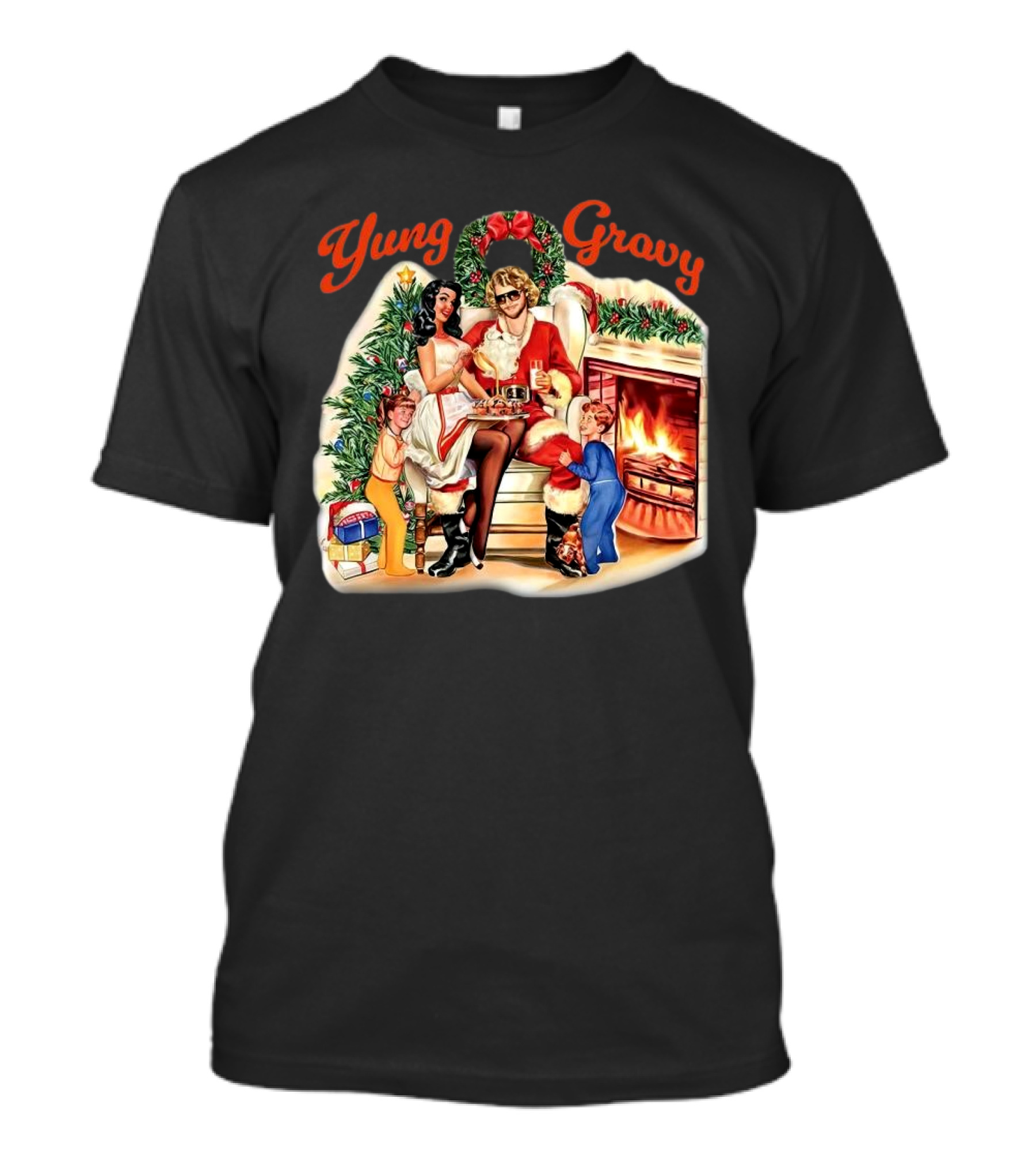Yung Gravy St Thiccolas Holiday 2024 Fireplace Gathering T-Shirt