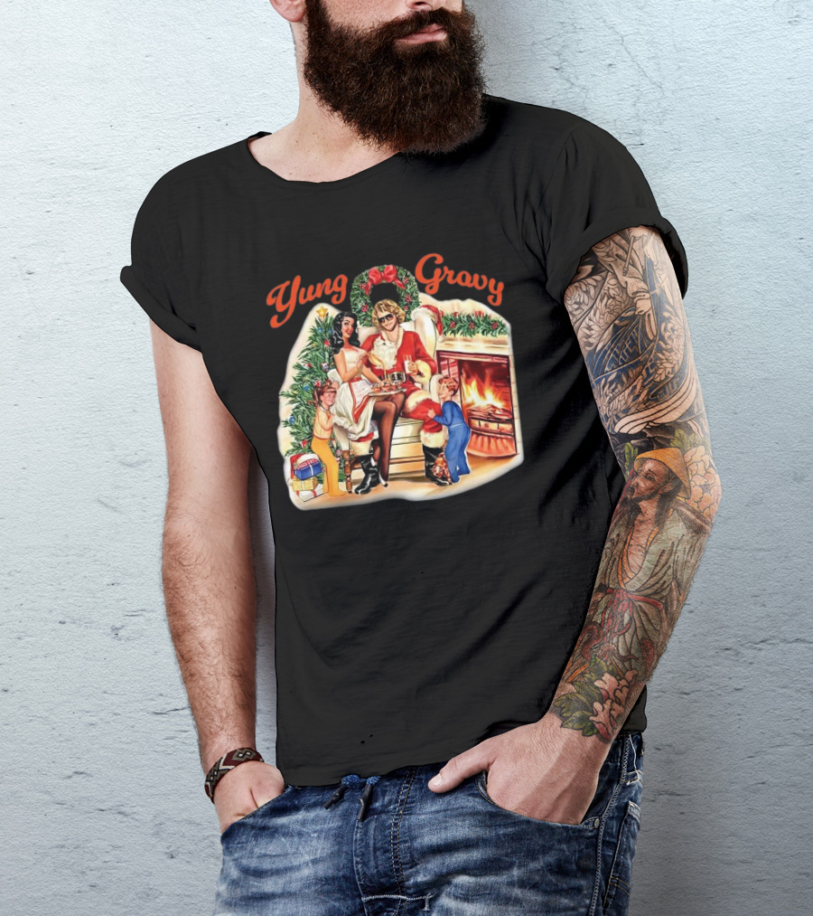 Yung Gravy St Thiccolas Holiday 2024 Fireplace Gathering T-Shirt