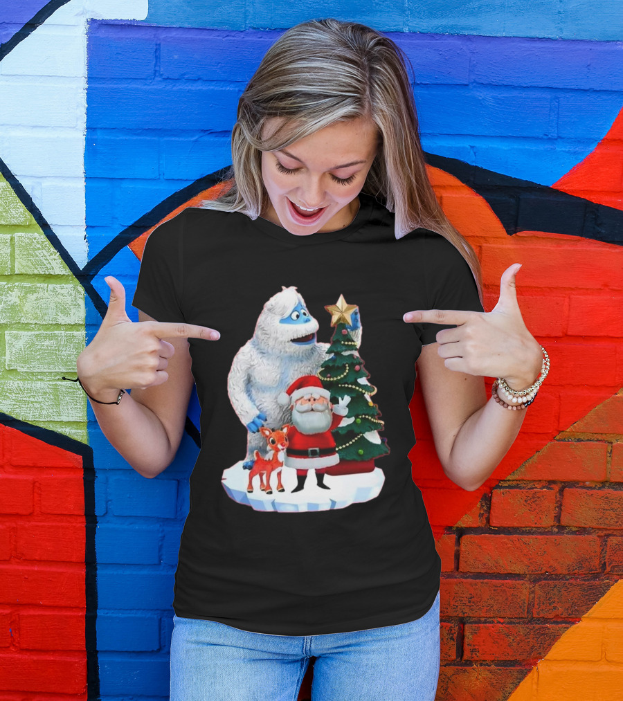 Bumble Rudolph Santa Christmas Tree Exclusive Rudolph The Red Nosed Reindeer T-Shirt