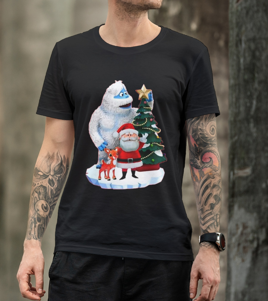 Bumble Rudolph Santa Christmas Tree Exclusive Rudolph The Red Nosed Reindeer T-Shirt