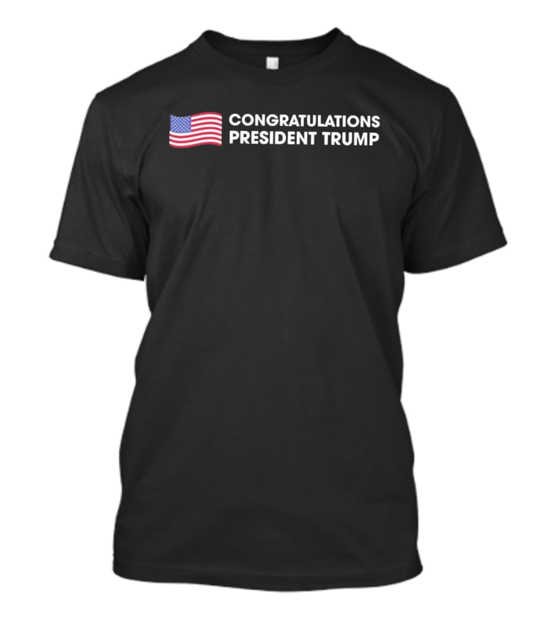 Congratulations President Trump US Flag T-Shirt