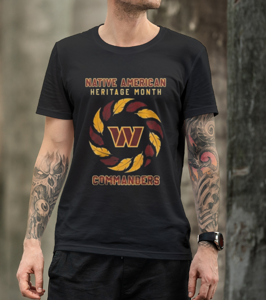 Washington Commanders Native American Heritage Month T-Shirt