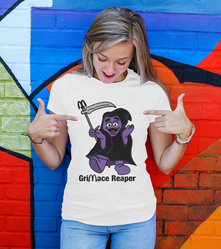Grimace Reaper Grimace McDonald’s Crossover T-Shirt