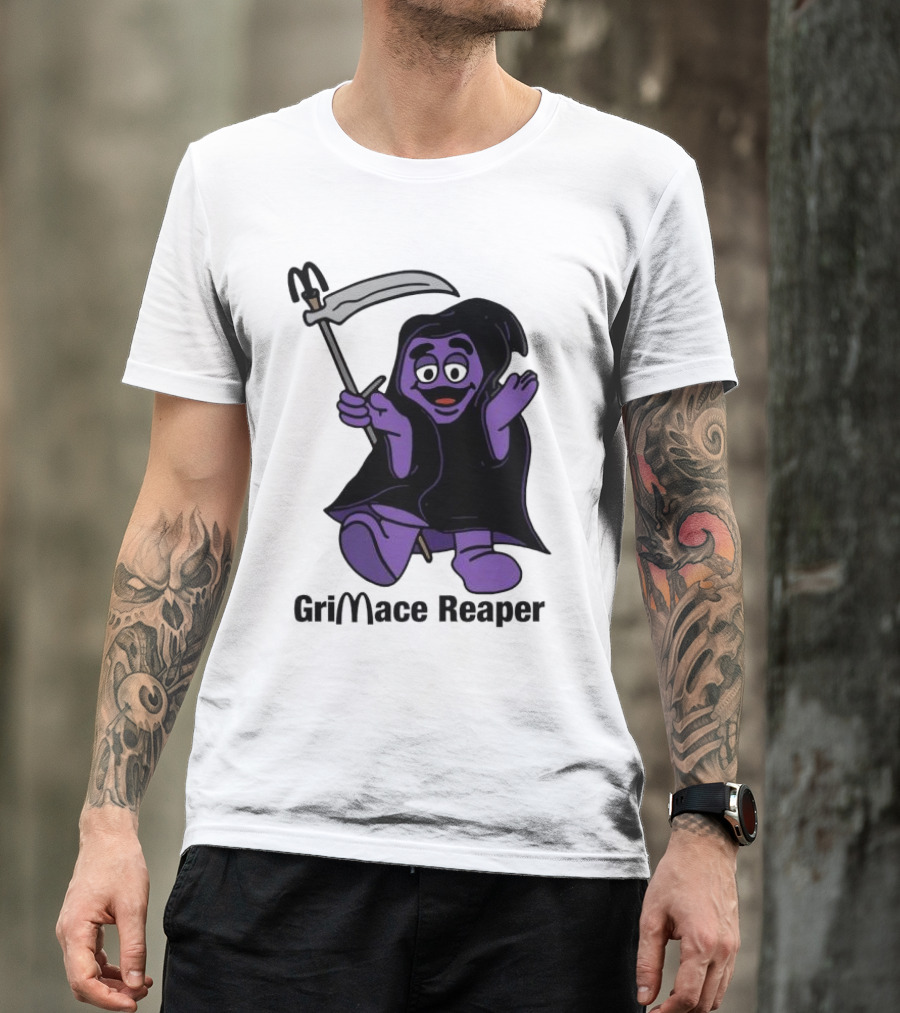 Grimace Reaper Grimace McDonald’s Crossover T-Shirt