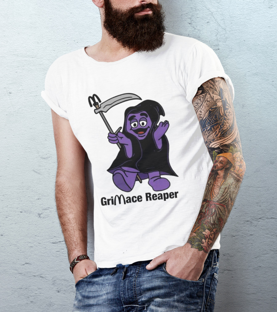 Grimace Reaper Grimace McDonald’s Crossover T-Shirt