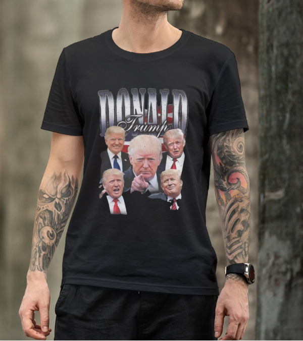 Donald Trump Vintage Bootleg Five Portraits T-Shirt