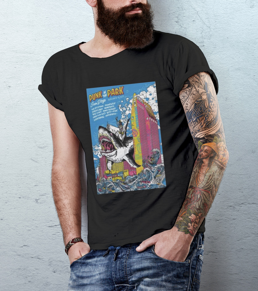 Punk In The Park San Diego November 16 2024 With The Offspring Pennywise And More T-Shirt
