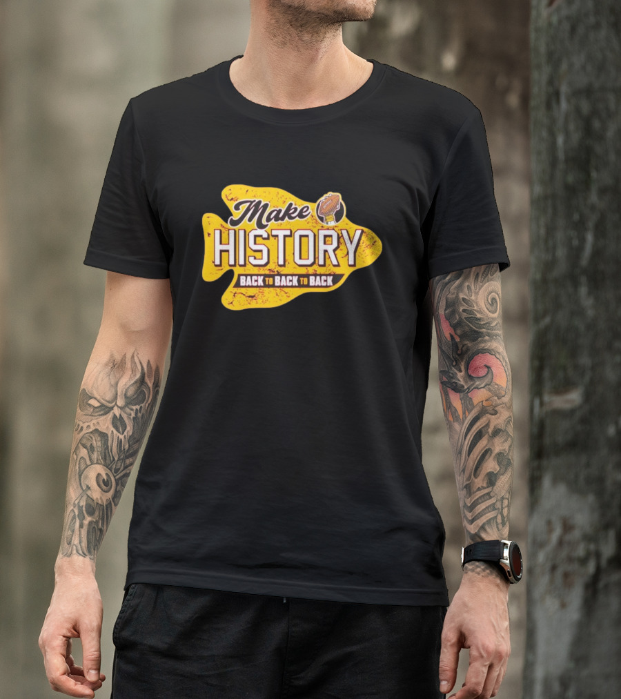 Kansas City Chiefs Make History Back To Back To Back Football Victory T-Shirt