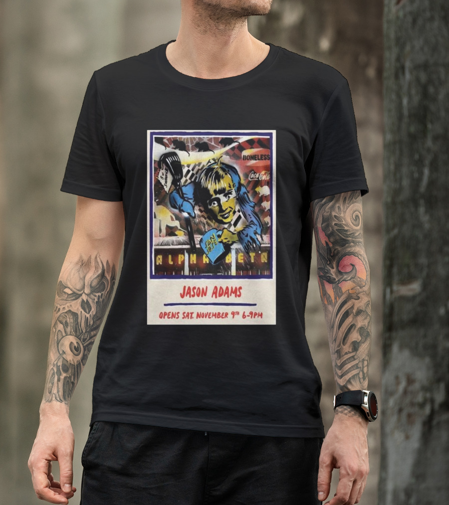 Jason Adams San Francisco CA November 9 2024 Alpha Beta Boneless Coca-Cola Van Life T-Shirt