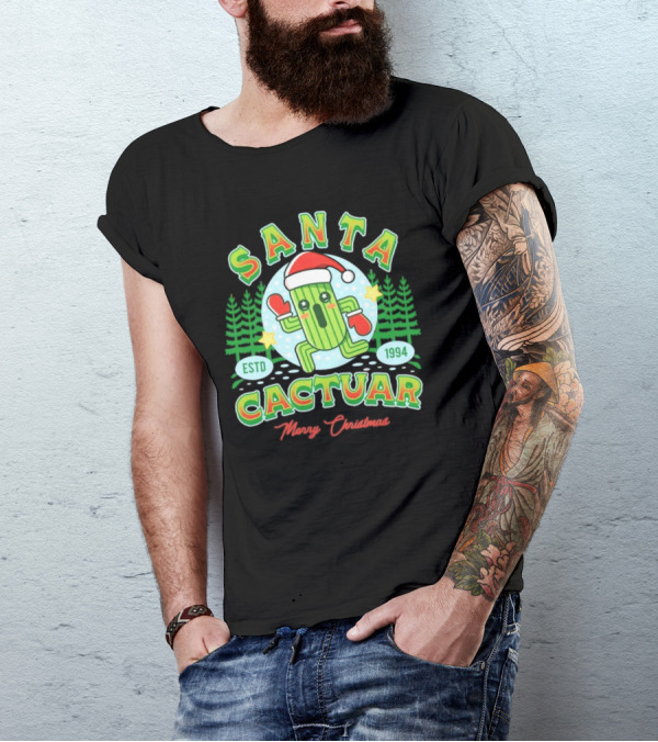 Santa Cactuar Merry Christmas ESTD 1994 T-Shirt