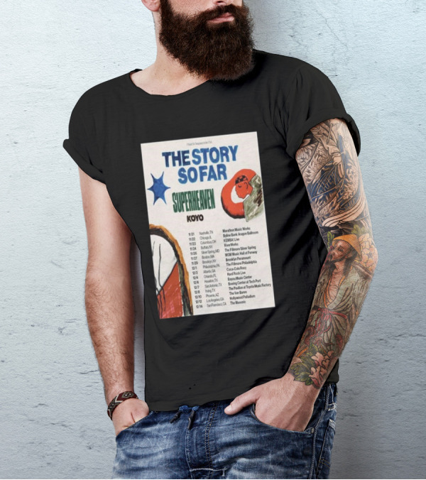 The Story So Far Superheaven Koyo Concert Tour T-Shirt