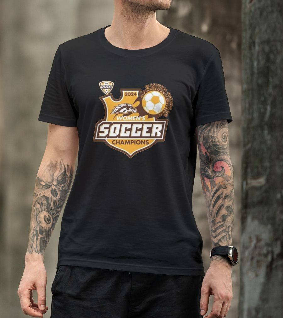Western Michigan 2024 MAC Women’s Soccer Champions T-Shirt