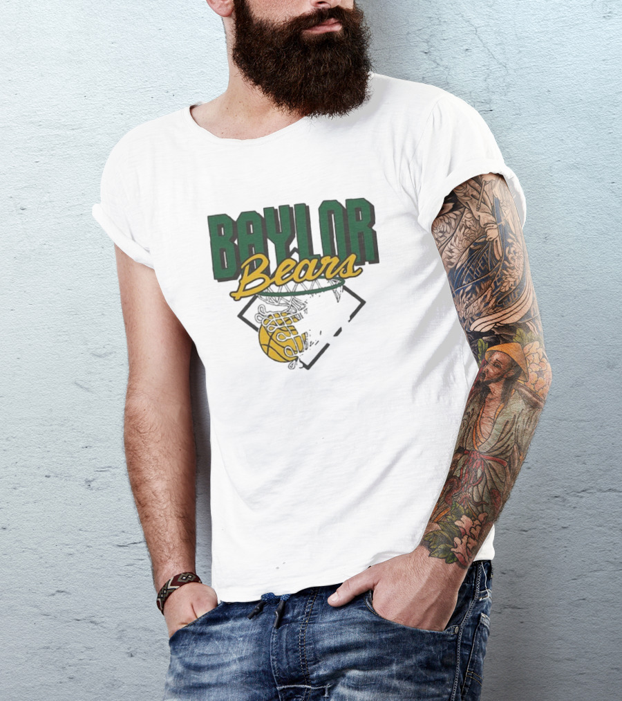Baylor Bears Basketball Nothing But Net T-Shirt